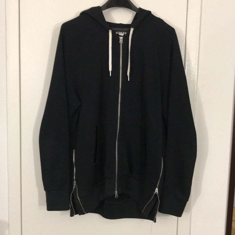 Acne black hoodie
